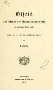 Tapa de Otfrid der Dichter der Evangelienharmonie im Gewande seiner Zeit