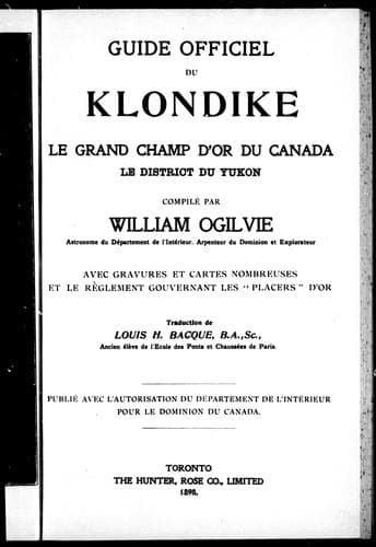 Tapa de Guide officiel du Klondike