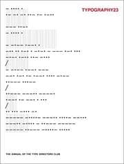 Tapa de Typography 23