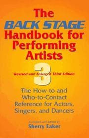 Tapa de The Back Stage Handbook for Performing Artists