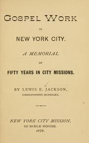 Tapa de Gospel work in New York City