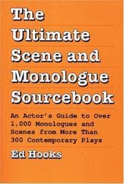 Tapa de The ultimate scene and monologue sourcebook