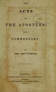 Tapa de The Acts of the Apostles
