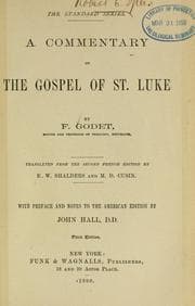 Tapa de A commentary on the Gospel of St. Luke