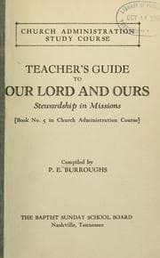 Tapa de Teacher's guide to our Lord and ours