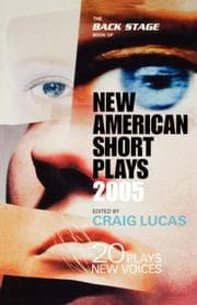 Tapa de The Back Stage book of new American short plays