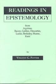 Tapa de Readings in Epistemology