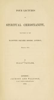 Tapa de Four lectures on spiritual Christianity