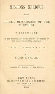 Tapa de Missions needful to the higher blessedness of the churches