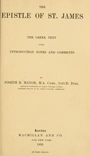 Tapa de The Epistle of St. James