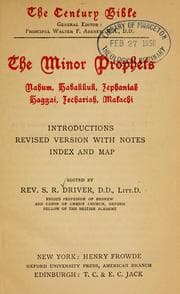 Tapa de The Minor Prophets : Nahum, Habakkuk, Zephaniah, Haggai, Zechariah, Malachi
