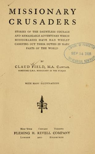 Tapa de Missionary crusaders