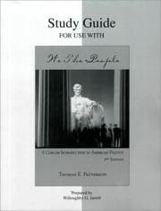 Tapa de Study Guide for Use With We the People