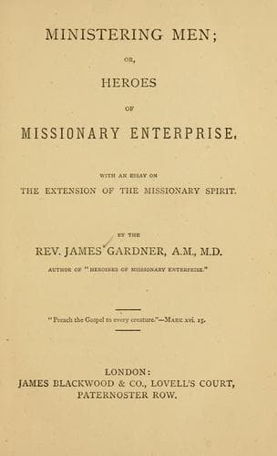 Tapa de Ministering men
