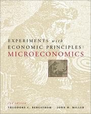 Tapa de Experiments with economic principles