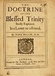 Tapa de The Doctrine of the blessed Trinity, briefly explained in a letter to a friend