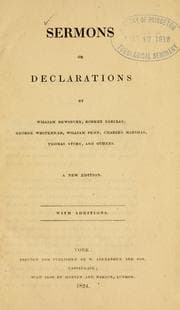 Tapa de Sermons, or declarations