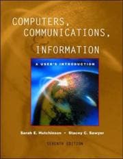 Tapa de Computers, communications, and information
