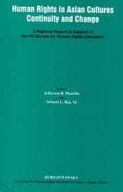 Tapa de Human rights in Asian cultures, continuity, and change