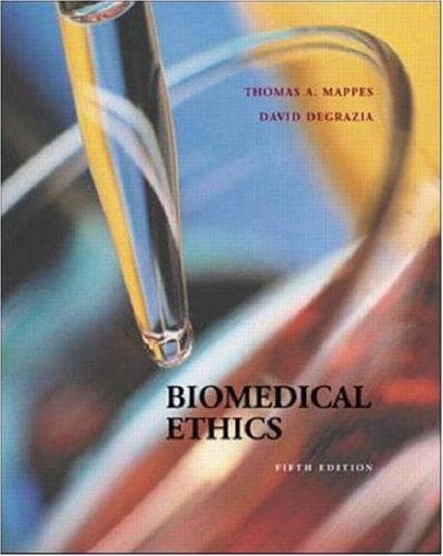 Tapa de Biomedical Ethics