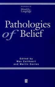 Tapa de Pathologies of belief