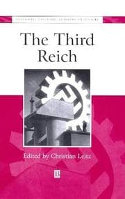 Tapa de The Third Reich: The Essential Readings (Blackwell Essential Readings in History)