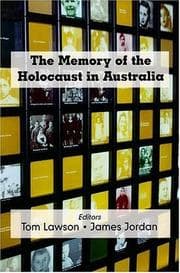 Tapa de The memory of the Holocaust in Australia