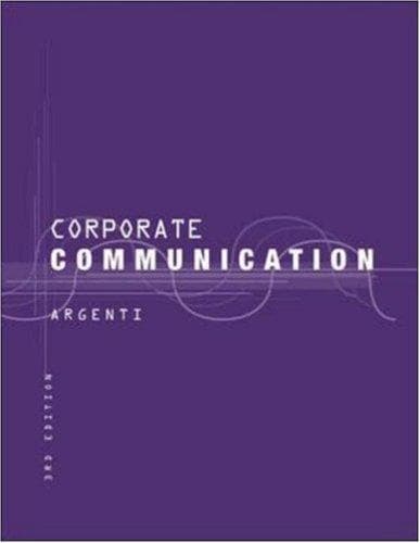 Tapa de Corporate Communication