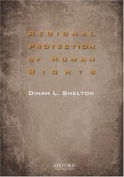 Tapa de Regional protection of human rights