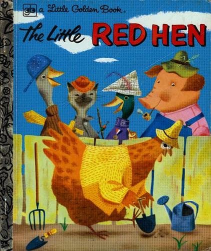 Tapa de The little red hen