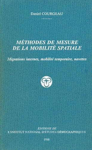 Tapa de Méthodes de mesure de la mobilité spatiale
