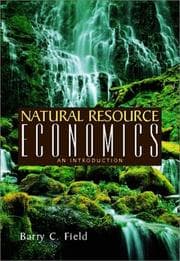 Tapa de Natural resource economics