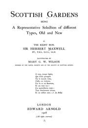 Tapa de Scottish Gardens: Being a Representative Selection of Different Types, Old and New