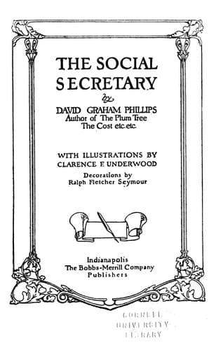 Tapa de The social secretary