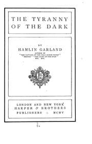 Tapa de The tyranny of the dark