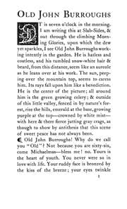 Tapa de Old John Burroughs