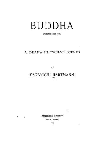 Tapa de Buddha (written 1891-1895)