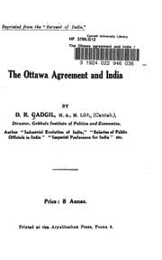 Tapa de The Ottawa agreement and India