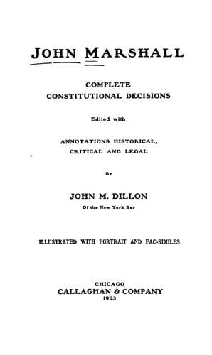 Tapa de John Marshall