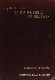 Tapa de The life of Lord Russell of Killowen