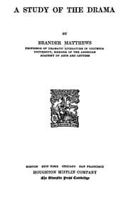 Tapa de A study of the drama