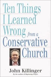 Tapa de Ten things I learned wrong from a conservative church