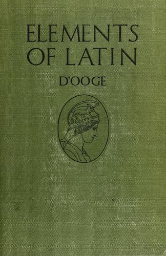 Tapa de Elements of Latin