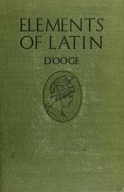 Tapa de Elements of Latin