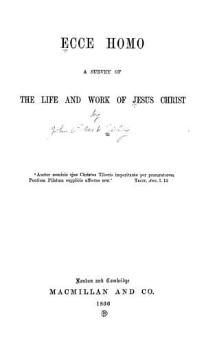 Tapa de Ecce Homo