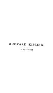 Tapa de Rudyard Kipling