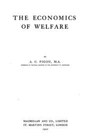 Tapa de The economics of welfare