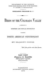 Tapa de Birds of the Colorado Valley