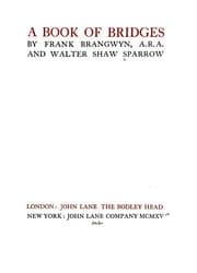 Tapa de A book of bridges