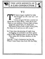 Tapa de The love sonnets of a car conductor